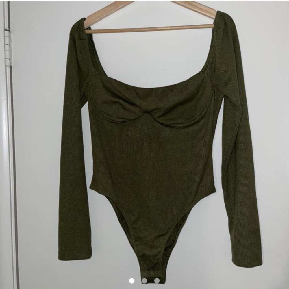 Princess Polly Green Bodysuit